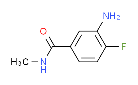CAS No. 639858-50-7, 3-amino-4-fluoro-N-methylbenzamide