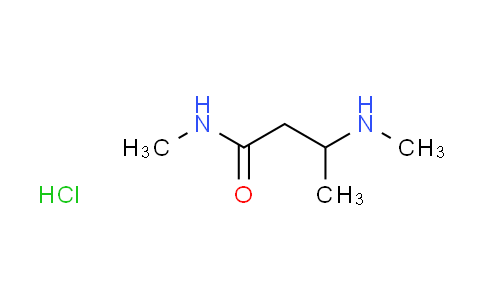 CAS No. 1609396-47-5, N-methyl-3-(methylamino)butanamide hydrochloride
