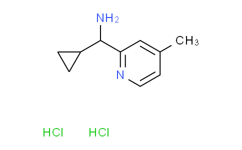 CAS No. 1269053-80-6, [cyclopropyl(4-methyl-2-pyridinyl)methyl]amine dihydrochloride