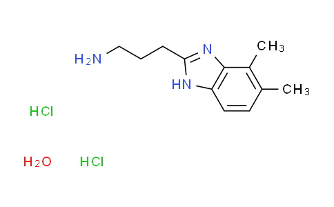 CAS No. 933719-67-6, [3-(4,5-dimethyl-1H-benzimidazol-2-yl)propyl]amine dihydrochloride hydrate