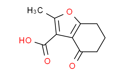 CAS No. 103204-90-6, 2-methyl-4-oxo-4,5,6,7-tetrahydro-1-benzofuran-3-carboxylic acid