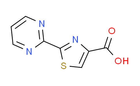 CAS No. 1014631-26-5, 2-(2-pyrimidinyl)-1,3-thiazole-4-carboxylic acid