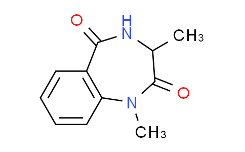 CAS No. 5973-23-9, 1,3-dimethyl-3,4-dihydro-1H-1,4-benzodiazepine-2,5-dione
