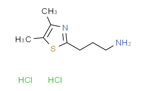 CAS No. 1268991-06-5, [3-(4,5-dimethyl-1,3-thiazol-2-yl)propyl]amine dihydrochloride