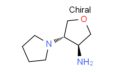 CAS No. 1212157-31-7, trans-4-(1-pyrrolidinyl)tetrahydro-3-furanamine