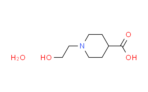 CAS No. 1609402-97-2, 1-(2-hydroxyethyl)-4-piperidinecarboxylic acid hydrate