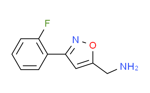 CAS No. 543713-33-3, 1-[3-(2-fluorophenyl)-5-isoxazolyl]methanamine