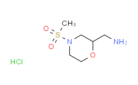 CAS No. 1185301-94-3, {[4-(methylsulfonyl)-2-morpholinyl]methyl}amine hydrochloride
