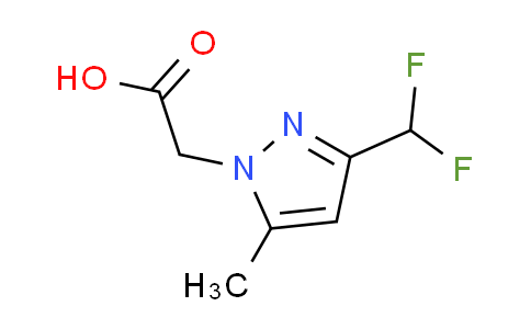 CAS No. 957487-29-5, [3-(difluoromethyl)-5-methyl-1H-pyrazol-1-yl]acetic acid