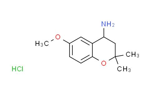CAS No. 199586-60-2, (6-methoxy-2,2-dimethyl-3,4-dihydro-2H-chromen-4-yl)amine hydrochloride