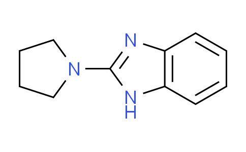 CAS No. 120161-06-0, 2-(1-pyrrolidinyl)-1H-benzimidazole