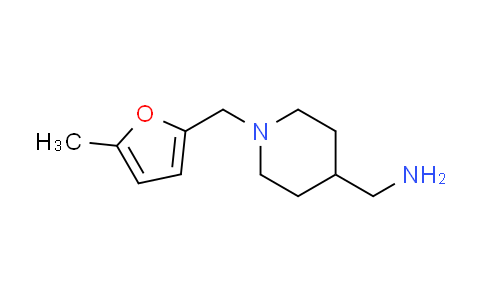 CAS No. 1185320-32-4, ({1-[(5-methyl-2-furyl)methyl]-4-piperidinyl}methyl)amine