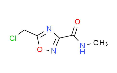 CAS No. 1158736-05-0, 5-(chloromethyl)-N-methyl-1,2,4-oxadiazole-3-carboxamide
