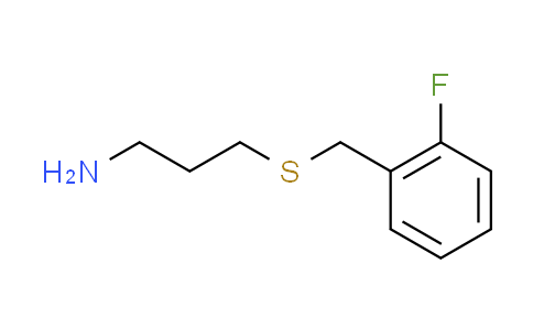 CAS No. 1123169-59-4, 3-[(2-fluorobenzyl)thio]-1-propanamine
