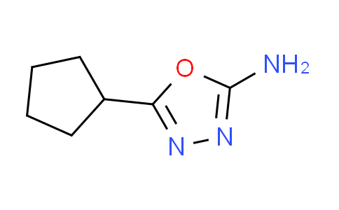 CAS No. 90221-15-1, 5-cyclopentyl-1,3,4-oxadiazol-2-amine