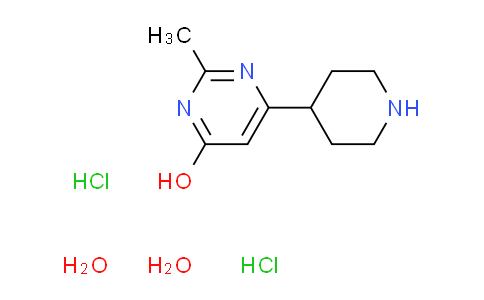 CAS No. 1087527-83-0, 2-methyl-6-(4-piperidinyl)-4-pyrimidinol dihydrochloride dihydrate