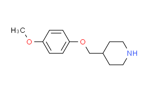 CAS No. 63608-38-8, 4-[(4-methoxyphenoxy)methyl]piperidine