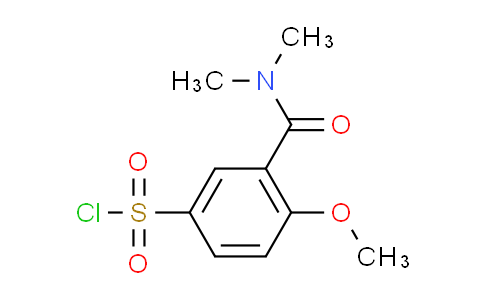 CAS No. 1114594-34-1, 3-[(dimethylamino)carbonyl]-4-methoxybenzenesulfonyl chloride