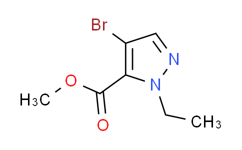 CAS No. 1185320-26-6, methyl 4-bromo-1-ethyl-1H-pyrazole-5-carboxylate
