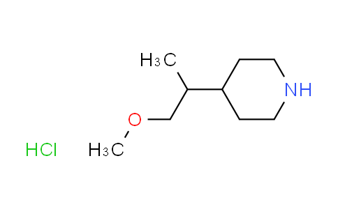 CAS No. 1269288-84-7, 4-(2-methoxy-1-methylethyl)piperidine hydrochloride