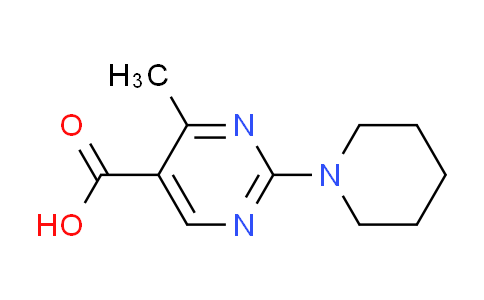CAS No. 924872-01-5, 4-methyl-2-(1-piperidinyl)-5-pyrimidinecarboxylic acid