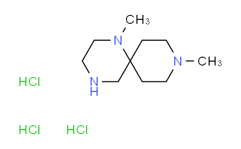 CAS No. 1390654-87-1, 1,9-dimethyl-1,4,9-triazaspiro[5.5]undecane trihydrochloride