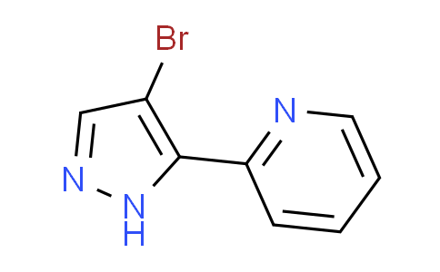 CAS No. 166196-52-7, 2-(4-bromo-1H-pyrazol-5-yl)pyridine