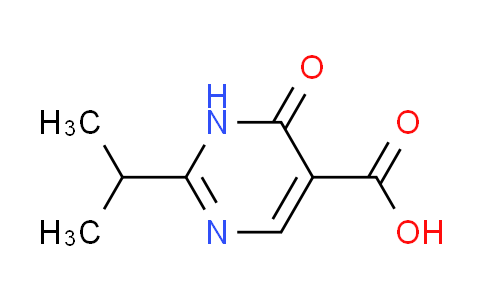CAS No. 1120258-83-4, 2-isopropyl-6-oxo-1,6-dihydro-5-pyrimidinecarboxylic acid