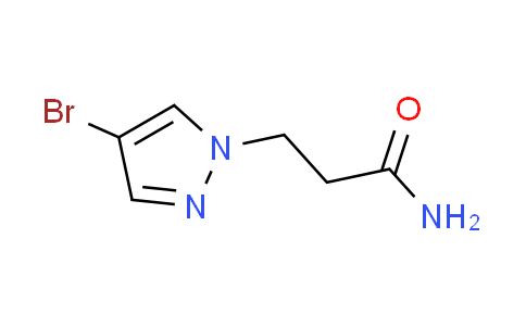 CAS No. 1177349-02-8, 3-(4-bromo-1H-pyrazol-1-yl)propanamide