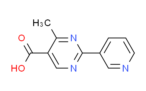 CAS No. 933988-81-9, 4-methyl-2-(3-pyridinyl)-5-pyrimidinecarboxylic acid