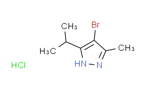 CAS No. 60061-69-0, 4-bromo-5-isopropyl-3-methyl-1H-pyrazole hydrochloride