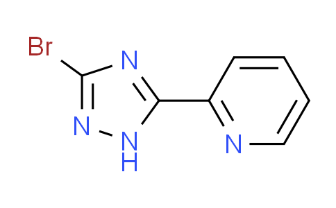 CAS No. 219508-87-9, 2-(3-bromo-1H-1,2,4-triazol-5-yl)pyridine