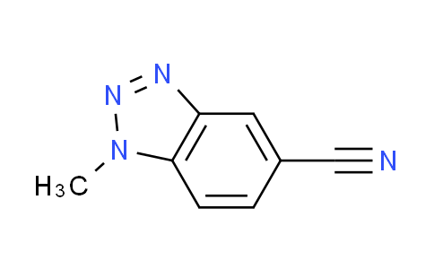 CAS No. 1065100-55-1, 1-methyl-1H-1,2,3-benzotriazole-5-carbonitrile