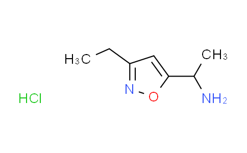 CAS No. 1609403-26-0, [1-(3-ethyl-5-isoxazolyl)ethyl]amine hydrochloride