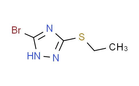 CAS No. 1209935-35-2, 5-bromo-3-(ethylthio)-1H-1,2,4-triazole