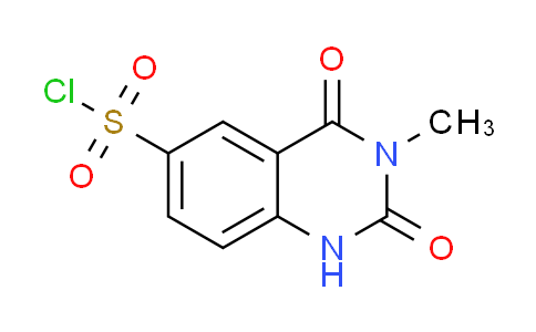 CAS No. 1206117-96-5, 3-methyl-2,4-dioxo-1,2,3,4-tetrahydro-6-quinazolinesulfonyl chloride