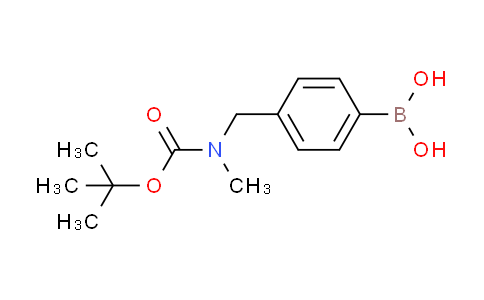 CAS No. 1287753-35-8, (4-{[(tert-butoxycarbonyl)(methyl)amino]methyl}phenyl)boronic acid