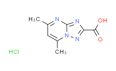 CAS No. 1609400-91-0, 5,7-dimethyl[1,2,4]triazolo[1,5-a]pyrimidine-2-carboxylic acid hydrochloride