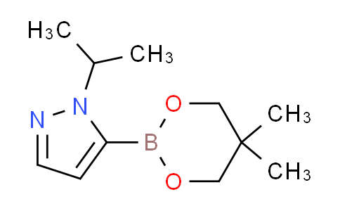 CAS No. 1487356-83-1, 5-(5,5-dimethyl-1,3,2-dioxaborinan-2-yl)-1-isopropyl-1H-pyrazole