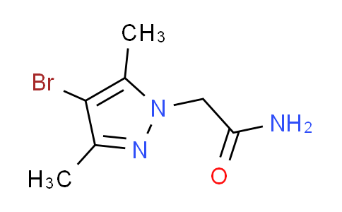 CAS No. 1005668-21-2, 2-(4-bromo-3,5-dimethyl-1H-pyrazol-1-yl)acetamide