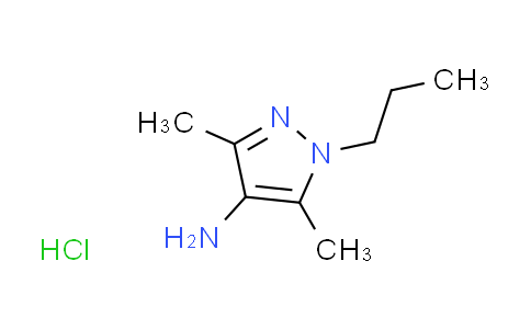CAS No. 1269105-97-6, 3,5-dimethyl-1-propyl-1H-pyrazol-4-amine hydrochloride