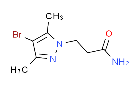 CAS No. 1177284-74-0, 3-(4-bromo-3,5-dimethyl-1H-pyrazol-1-yl)propanamide