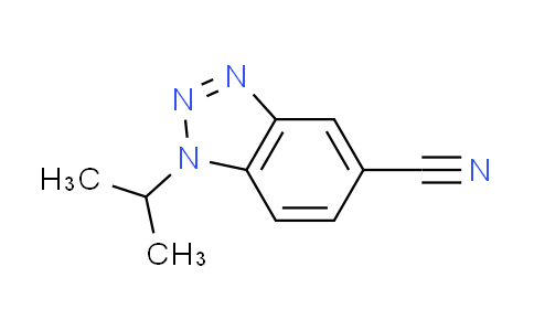 CAS No. 879558-15-3, 1-isopropyl-1H-1,2,3-benzotriazole-5-carbonitrile