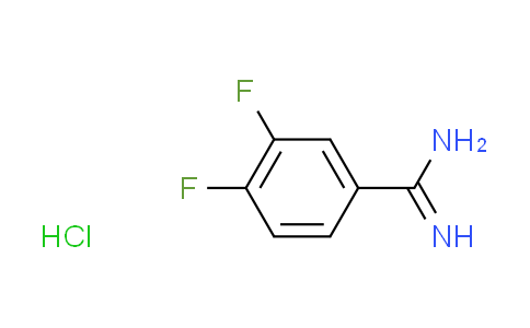 CAS No. 107392-33-6, 3,4-difluorobenzenecarboximidamide hydrochloride