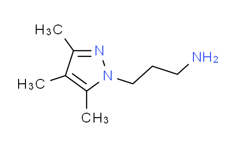 CAS No. 69980-77-4, 3-(3,4,5-trimethyl-1H-pyrazol-1-yl)-1-propanamine