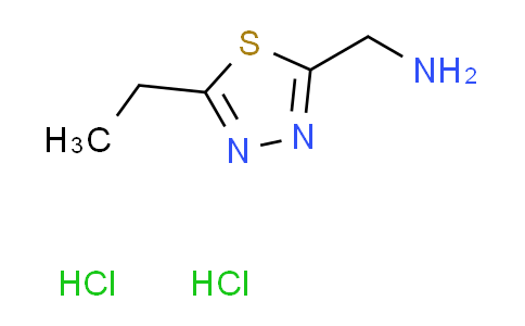 CAS No. 1609401-00-4, [(5-ethyl-1,3,4-thiadiazol-2-yl)methyl]amine dihydrochloride