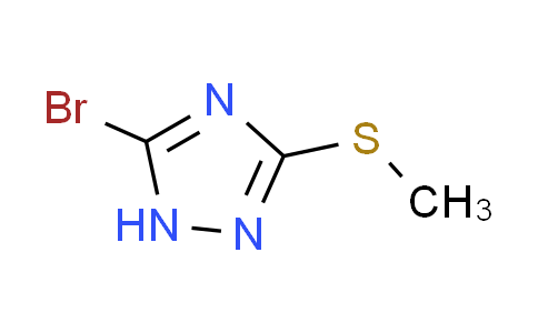 CAS No. 15777-62-5, 5-bromo-3-(methylthio)-1H-1,2,4-triazole