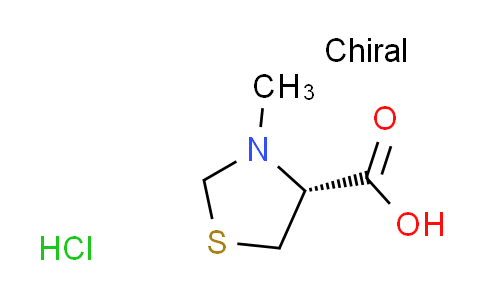 CAS No. 1609388-58-0, (4R)-3-methyl-1,3-thiazolidine-4-carboxylic acid hydrochloride