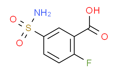 CAS No. 112887-25-9, 5-(aminosulfonyl)-2-fluorobenzoic acid