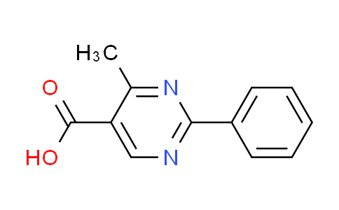CAS No. 103249-79-2, 4-methyl-2-phenyl-5-pyrimidinecarboxylic acid